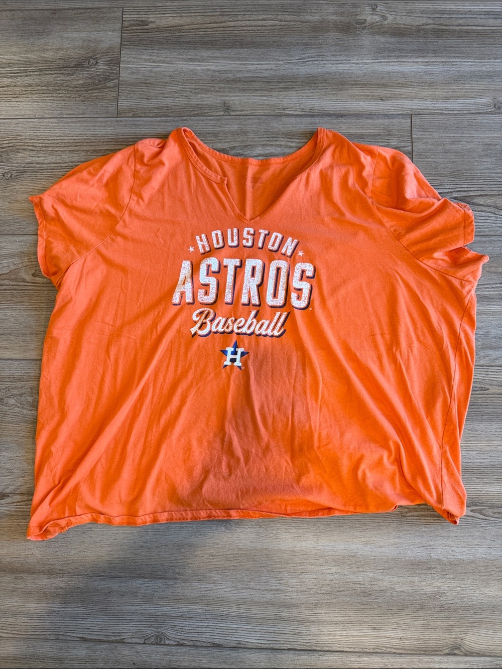 MLB Houston Astros Orange Short Sleeve Tee